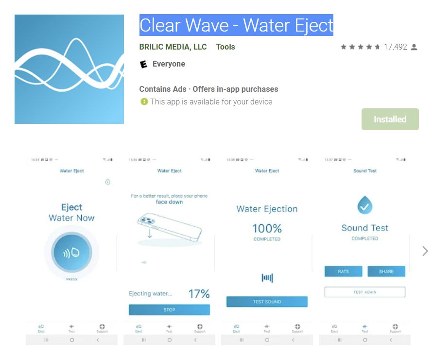 Clear Wave – Water Eject